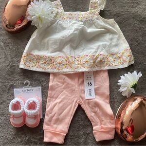 Baby Girl Vintage H&M & NWT Joe Fresh Outfit Set – Size NB- 4mos